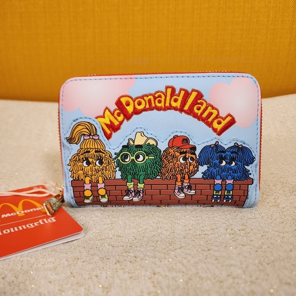 Loungefly McDonalds Fry Kids Fry Guys McDonaldland Zip Around Wallet NEW - Picture 13 of 13